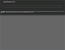 Tablet Screenshot of pigalleparis.fr